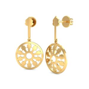 916 Gold Cocktail Earring BERP039