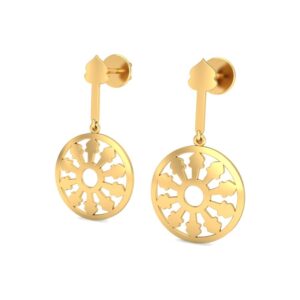 916 Gold Cocktail Earring BERP039