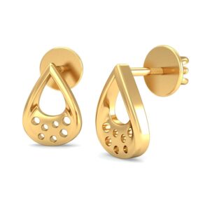 916 Gold Glam Earring BERP037