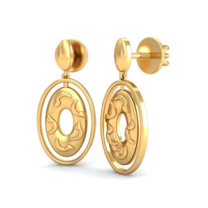 916 Gold Gorgeous Design Earring BERP031