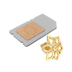 916 Gold Fine Design Earring BERP030