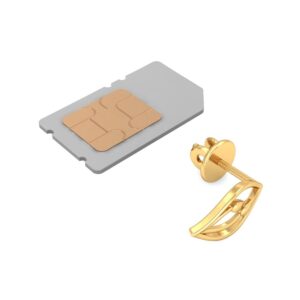 916 Gold Classic Earring BERP027