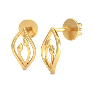 916 Gold Classic Earring BERP027