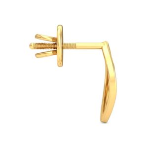916 Gold Classic Earring BERP027