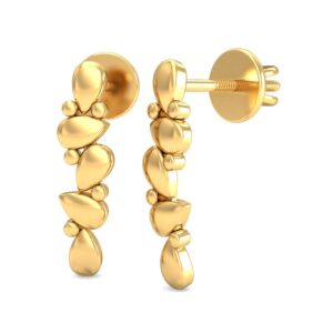 916 Gold Designer Earring BERP026