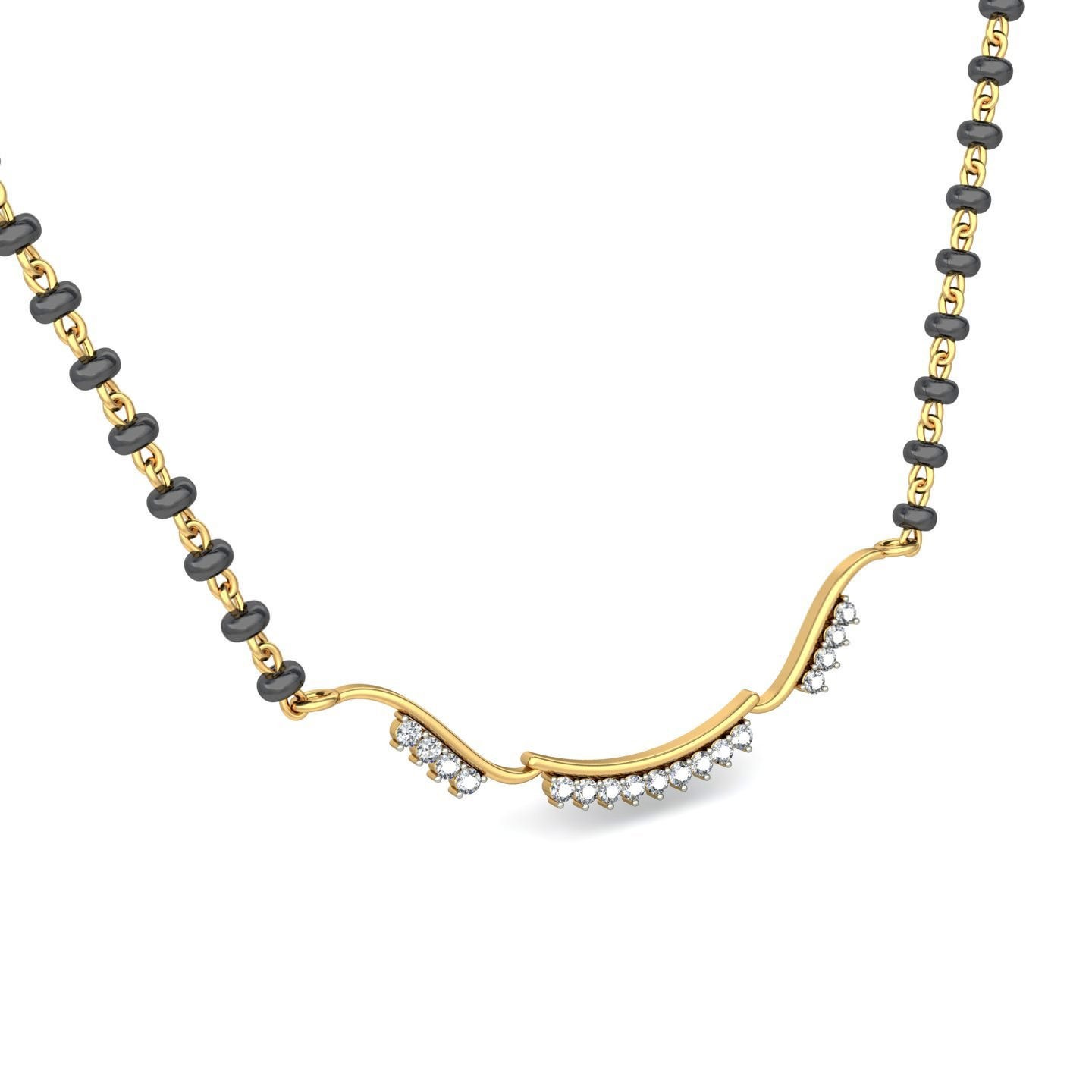 18K Gold Stunning Mangalsutra BMS017 - Image 4