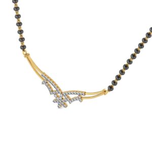 18K Gold Stylish Mangalsutra BMS016