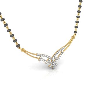 18K Gold Stylish Mangalsutra BMS016