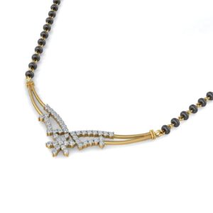 18K Gold Stylish Mangalsutra BMS016