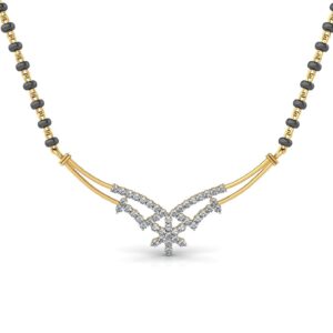 18K Gold Stylish Mangalsutra BMS016