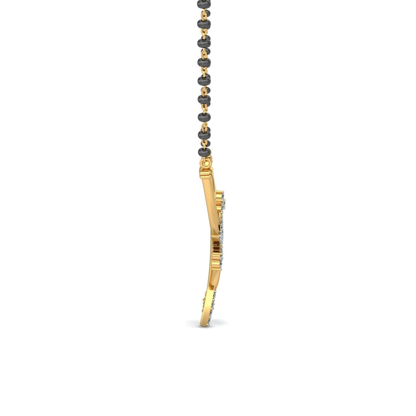 18K Gold Delicate Mangalsutra BMS012 - Image 5