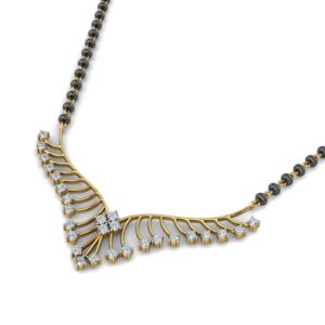 18K Gold Charm Mangalsutra BMS007