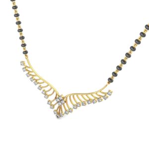 18K Gold Charm Mangalsutra BMS007