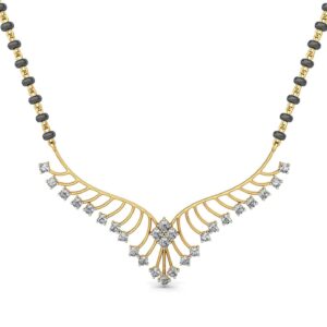 18K Gold Charm Mangalsutra BMS007
