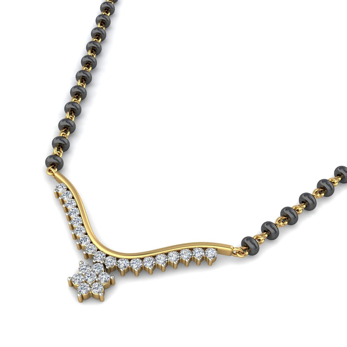 18K Gold Classic Mangalsutra BMS005
