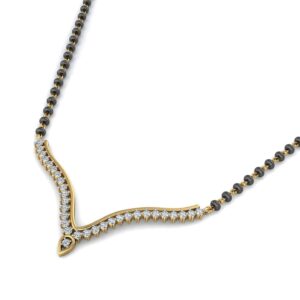18K Gold Modern Mangalsutra BMS004