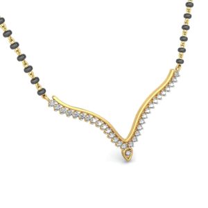 18K Gold Modern Mangalsutra BMS004