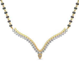 18K Gold Modern Mangalsutra BMS004