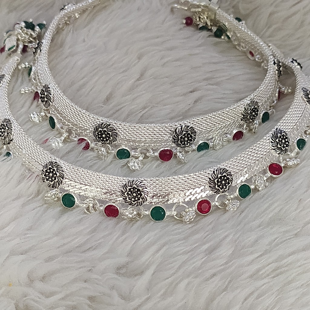 silver fancy Payal