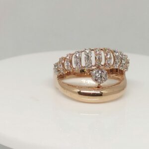 18 kt Rose Gold LR Ring