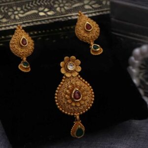 22k Jadtar pendant set Antique