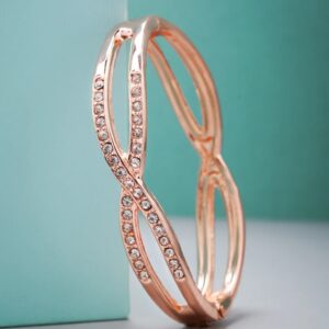 18k Diamond Rose Gold Bracelet For Women