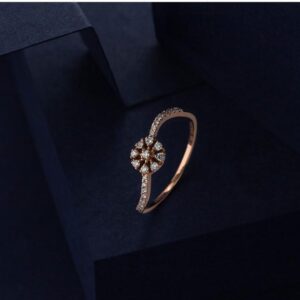 18k Rose gold Diamond Ring