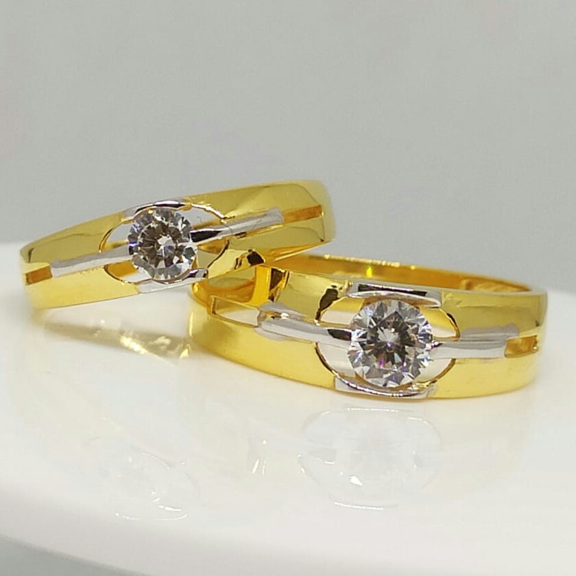 Buy quality 916 exclusive gold couple ring