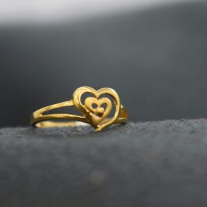 22 kt gold ring for women