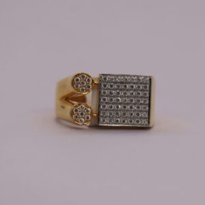 916 gold diamond rings