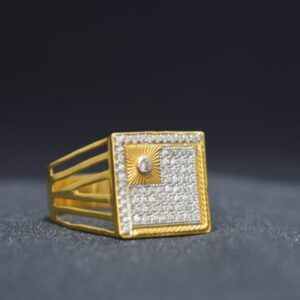 916 Gold Designer Ring For Men MK-R24
