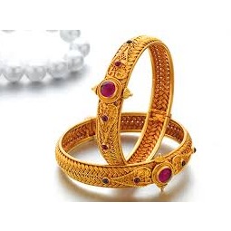 22KT Gold Designer Bangles MK-B02
