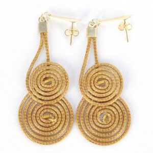 Golden grass jewelry