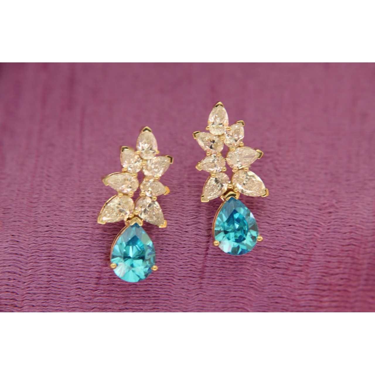 Pear Shape Earrings - Image 2