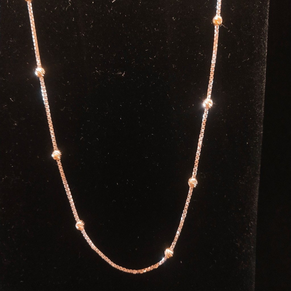 18 CRT Hallmark RoSe Gold Chain