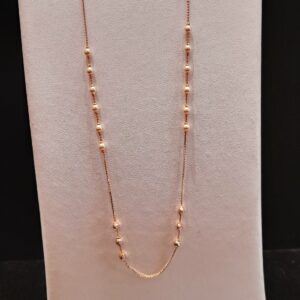 18 CRT Hallmark Rose Gold Chain