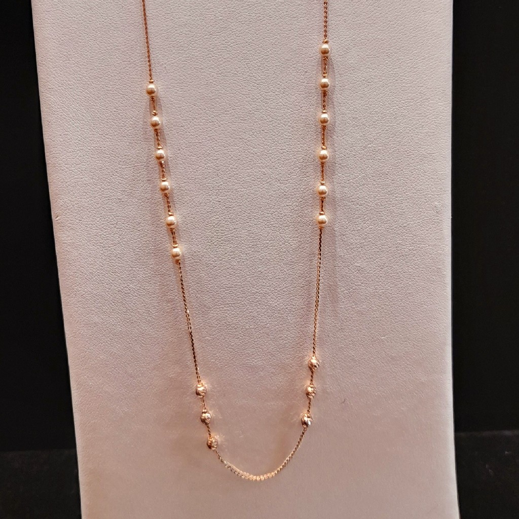 18 CRT Hallmark Rose Gold Chain