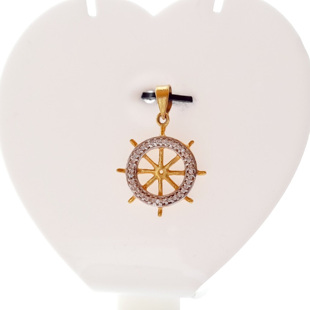 22 crt 916 hallmark fancy pendant
