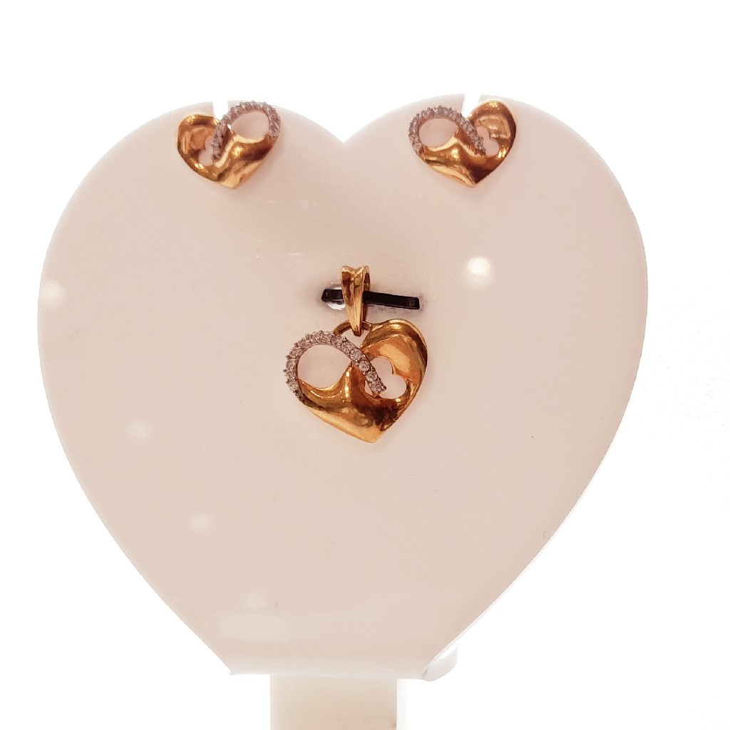 22 Crt Hallmark Heart Pendelset