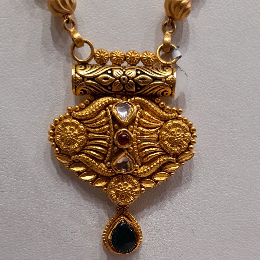 91.6 22kt antique mangalsutra - Image 3