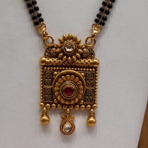 91.6 22kt antique mangalsutra