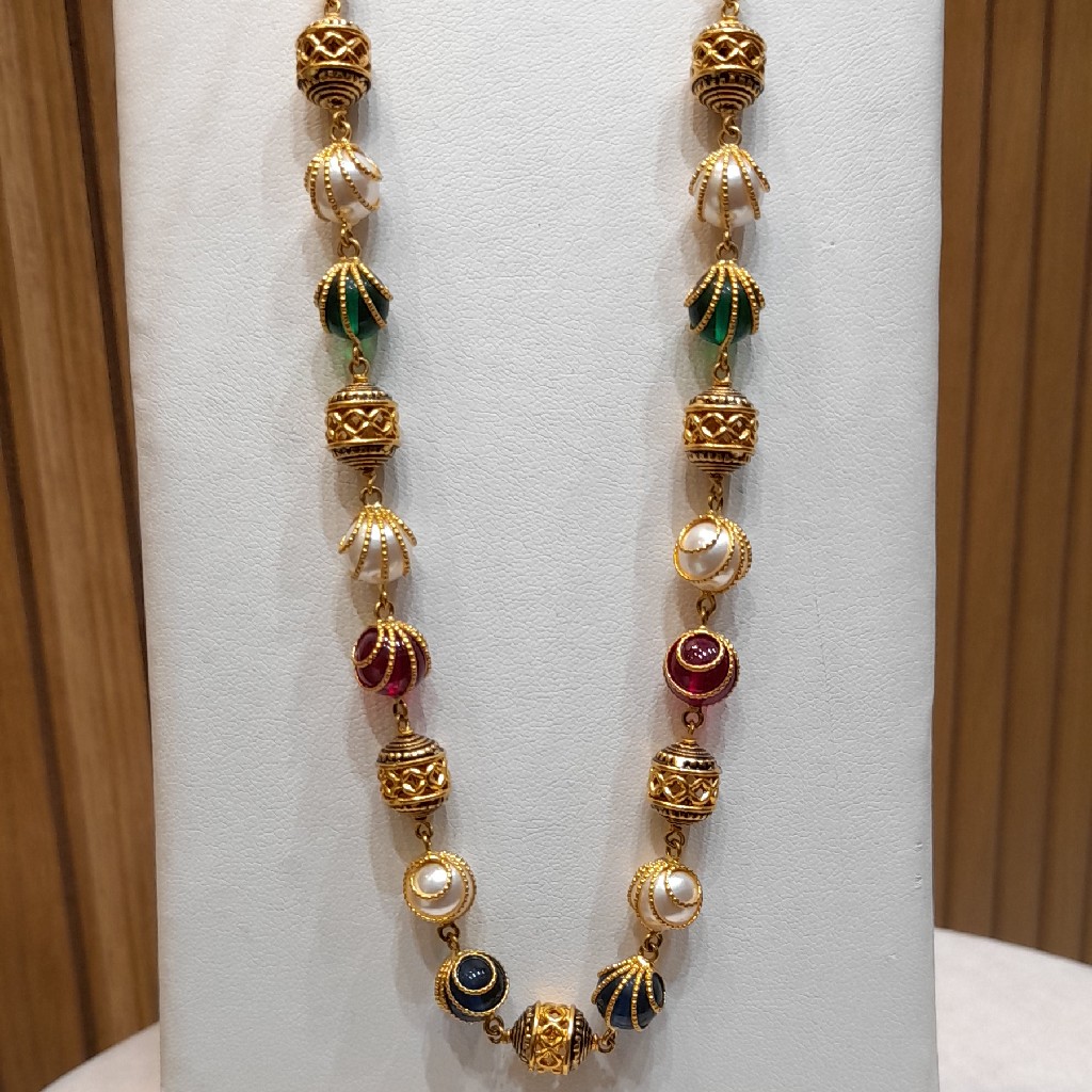 91.6 colour stone mala