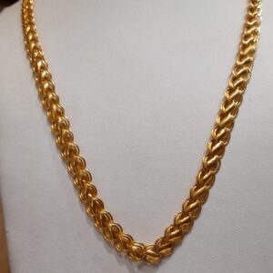 91.6 22kt gents holo chain