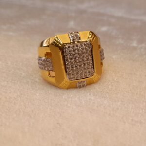 916 Gold Gents Rings