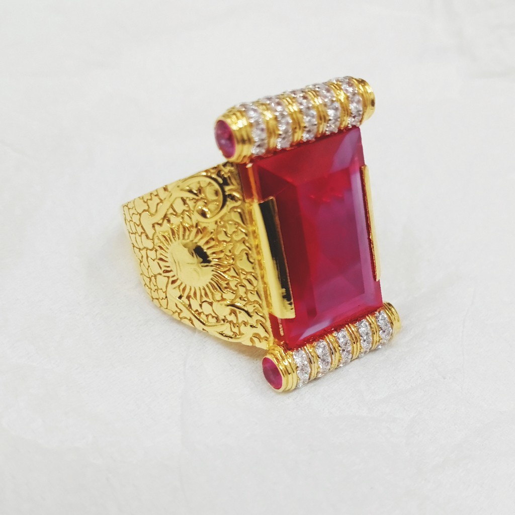 gold cz ring