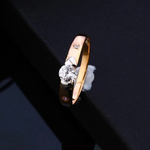 18KT Rose Gold Office Wear Ring
