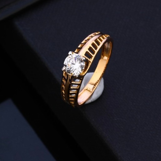 18KT Rose Gold Classic Hallmark Design Ring
