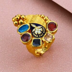 916 Gold Trendy Ring GJ-303