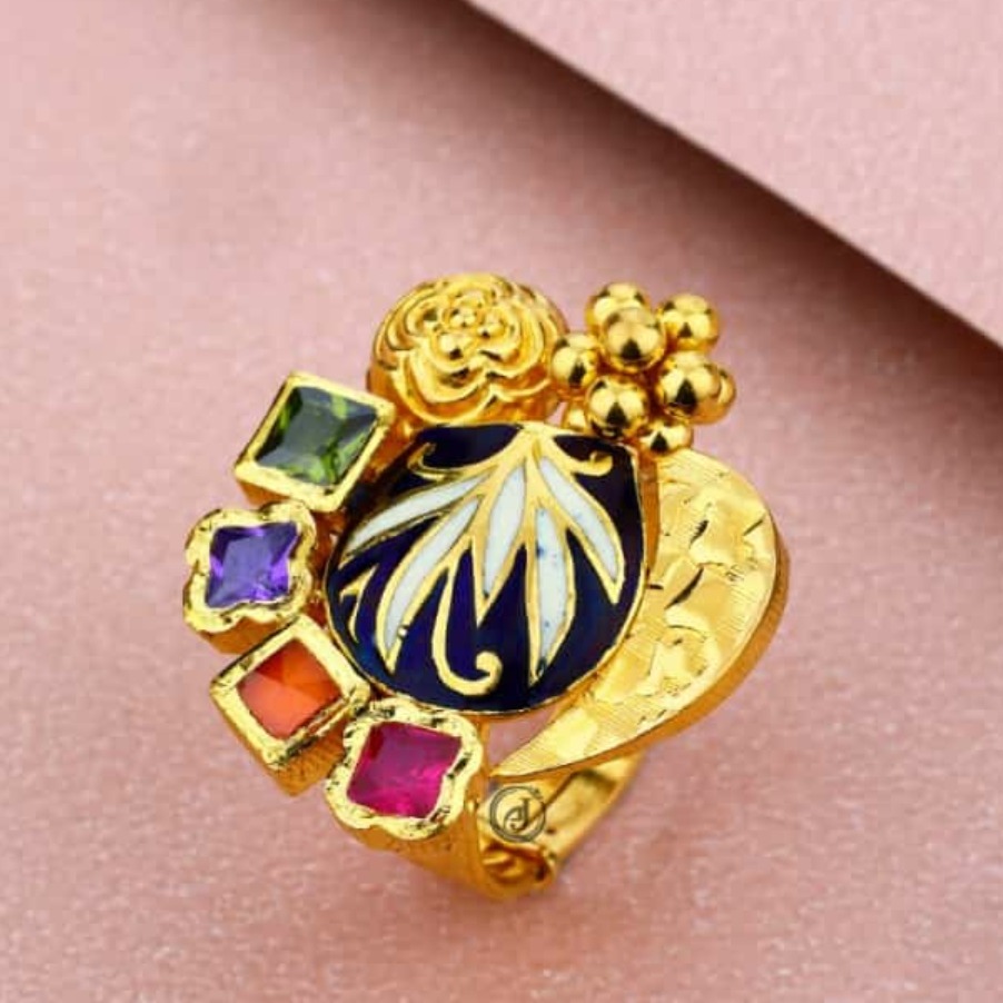 22KT Gold Delicate ring GJ-969