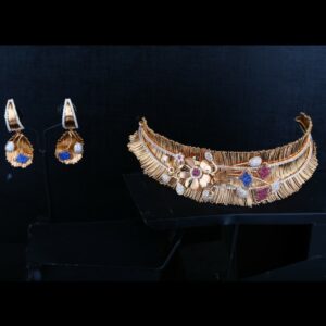 916 Gold Stylish Necklace Set GJ-808